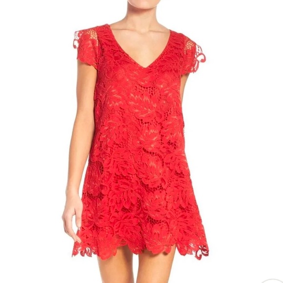 BB Dakota | Dresses | Bb Dakota Red Lace Dress | Poshmark BB Dakota | Dresses | Bb Dakota Red Lace Dress | Poshmark